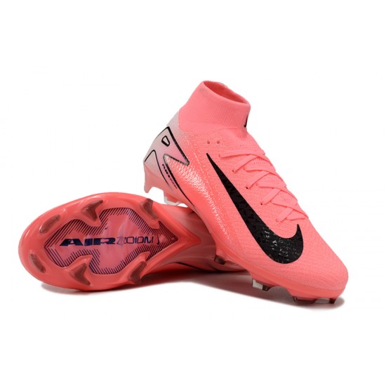Mejor calidad  Nike Mercurial Superfly 10 Elite FG Hombre Rosa y Negro Zapatos De Futbol