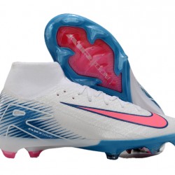Nike Mercurial Superfly 10 Elite FG Hombre Blanco y Rosa Zapatos De Futbol