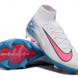 Nike Mercurial Superfly 10 Elite FG Hombre Blanco y Rosa Zapatos De Futbol