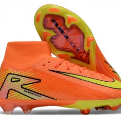 Nike Mercurial Superfly 10 Elite FG Hombre Amarillo y Naranja Zapatos De Futbol