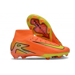 Nike Mercurial Superfly 10 Elite FG Hombre Amarillo y Naranja Zapatos De Futbol