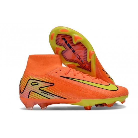 Descubrir  Nike Mercurial Superfly 10 Elite FG Hombre Amarillo y Naranja Zapatos De Futbol