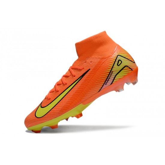 Descubrir  Nike Mercurial Superfly 10 Elite FG Hombre Amarillo y Naranja Zapatos De Futbol