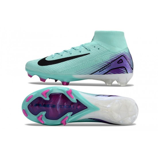 Descubrir  Nike Mercurial Superfly 10 Elite FG Purply y Negro Hombre Zapatos De Futbol