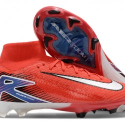 Nike Mercurial Superfly 10 Elite FG Rojo y Blanco Hombre Zapatos De Futbol