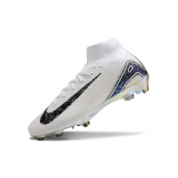 Nike Mercurial Superfly 10 Elite FG Blanco y Azul Hombre Zapatos De Futbol