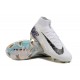 Calidad superior  Nike Mercurial Superfly 10 Elite FG Blanco y Azul Hombre Zapatos De Futbol