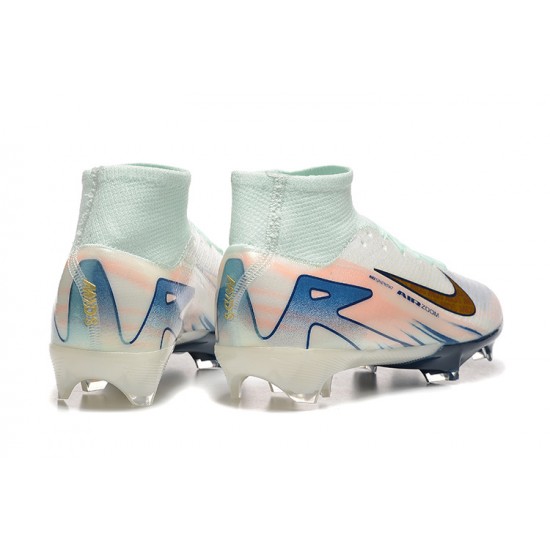 Comprar ahora  Nike Mercurial Superfly 10 Elite FG Blanco y Oro Hombre Zapatos De Futbol