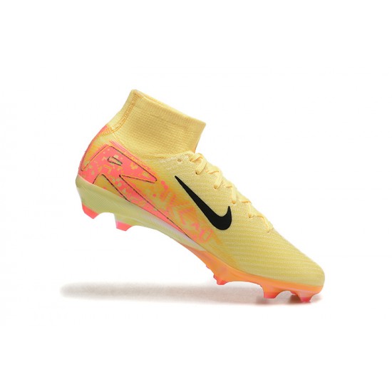 Mejor calidad  Nike Mercurial Superfly 10 Elite FG Amarillo Rosa Hombre Zapatos De Futbol