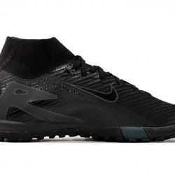 Nike Mercurial Vapor 16 Elite TF Hombre Negro Zapatos De Futbol