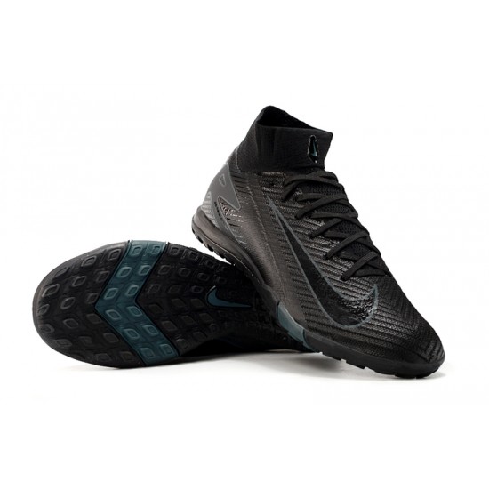 Calidad superior  Nike Mercurial Vapor 16 Elite TF Hombre Negro Zapatos De Futbol