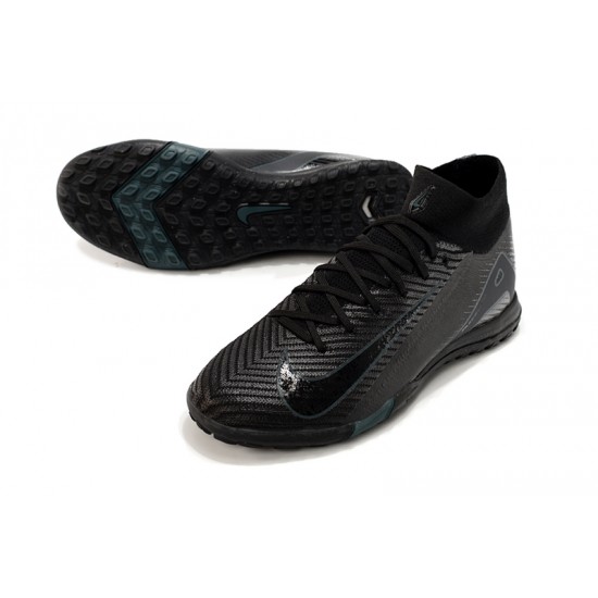 Calidad superior  Nike Mercurial Vapor 16 Elite TF Hombre Negro Zapatos De Futbol