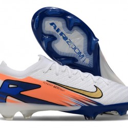 Nike Mercurial Vapor 16 Elite FG Hombre Blanco y Azul Zapatos De Futbol