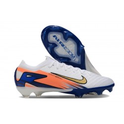 Nike Mercurial Vapor 16 Elite FG Hombre Blanco y Azul Zapatos De Futbol