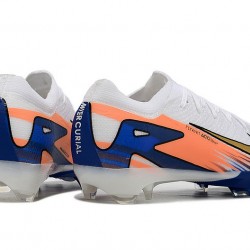 Nike Mercurial Vapor 16 Elite FG Hombre Blanco y Azul Zapatos De Futbol