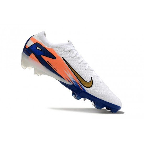 Mejor calidad  Nike Mercurial Vapor 16 Elite FG Hombre Blanco y Azul Zapatos De Futbol