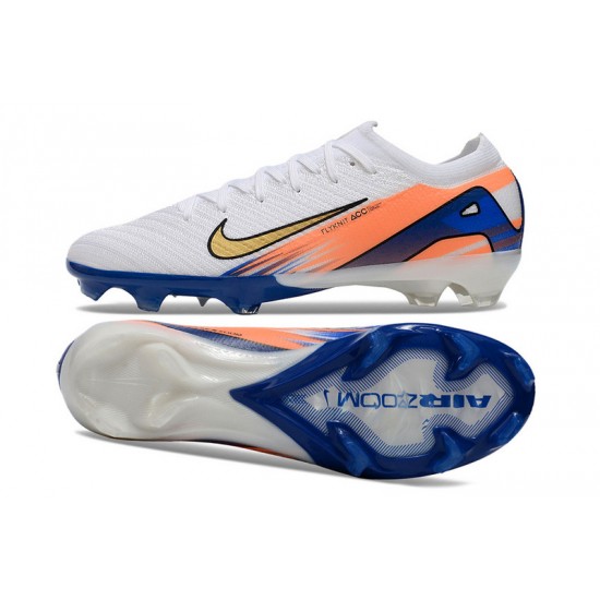 Mejor calidad  Nike Mercurial Vapor 16 Elite FG Hombre Blanco y Azul Zapatos De Futbol
