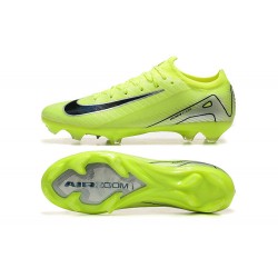 Nike Mercurial Vapor 16 Elite FG Hombre Neongreen y Negro Zapatos De Futbol
