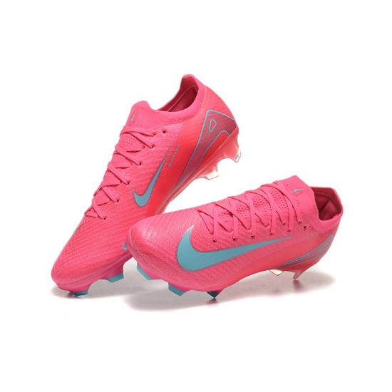 Mejor calidad  Nike Mercurial Vapor 16 Elite FG Hombre Rosa y Azul Zapatos De Futbol