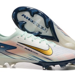 Nike Mercurial Vapor 16 Elite FG Hombre Blanco y Oro Zapatos De Futbol