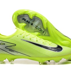 Nike Mercurial Vapor 16 Elite FG Neongreen y Negro Hombre Zapatos De Futbol
