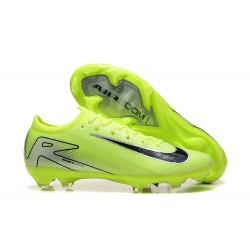 Nike Mercurial Vapor 16 Elite FG Neongreen y Negro Hombre Zapatos De Futbol