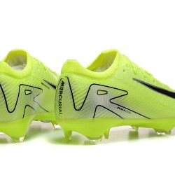 Nike Mercurial Vapor 16 Elite FG Neongreen y Negro Hombre Zapatos De Futbol