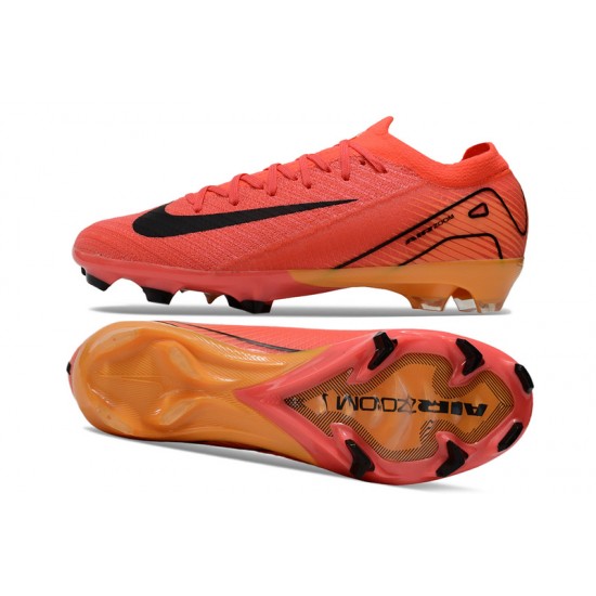 Explorar  Nike Mercurial Vapor 16 Elite FG Naranja y Negro Hombre Zapatos De Futbol