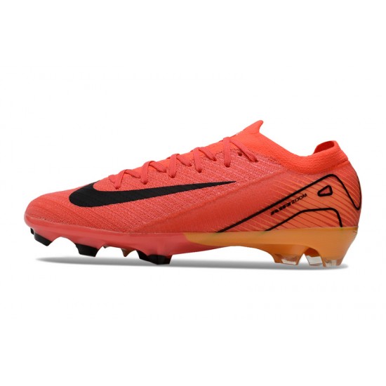 Explorar  Nike Mercurial Vapor 16 Elite FG Naranja y Negro Hombre Zapatos De Futbol