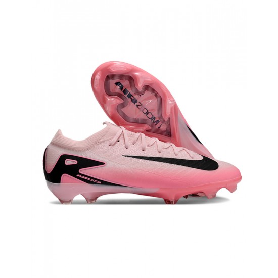 Alta calidad Nike Mercurial Vapor 16 Elite FG Rosa Negro Hombre Zapatos De Futbol