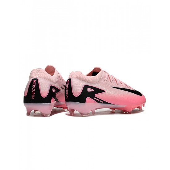 Alta calidad Nike Mercurial Vapor 16 Elite FG Rosa Negro Hombre Zapatos De Futbol
