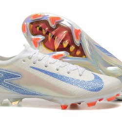 Nike Mercurial Vapor 16 Elite FG Blanco y Azul Hombre Zapatos De Futbol