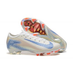 Nike Mercurial Vapor 16 Elite FG Blanco y Azul Hombre Zapatos De Futbol