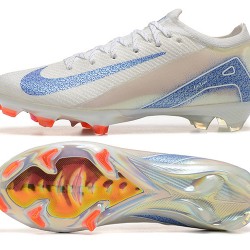 Nike Mercurial Vapor 16 Elite FG Blanco y Azul Hombre Zapatos De Futbol