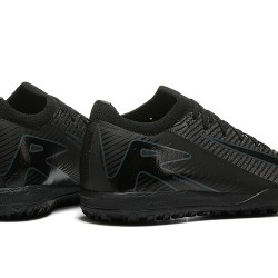 Nike Mercurial Vapor 16 Elite TF Negro y Gris Hombre Zapatos De Futbol