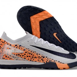 Nike Mercurial Vapor 16 Elite TF Negro y Naranja Hombre Zapatos De Futbol