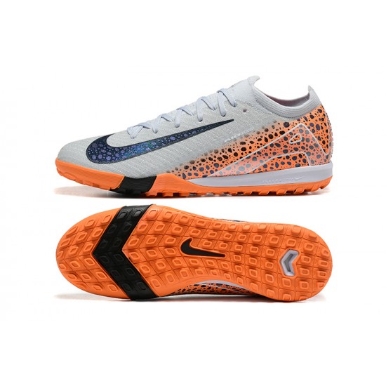 Tienda  Nike Mercurial Vapor 16 Elite TF Hombre Naranja y Blanco Zapatos De Futbol