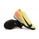 Explorar  Nike Mercurial Vapor 16 Elite TF Hombre Negro Amarillo Zapatos De Futbol