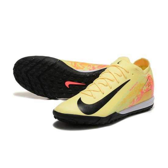 Explorar  Nike Mercurial Vapor 16 Elite TF Hombre Negro Amarillo Zapatos De Futbol