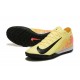 Explorar  Nike Mercurial Vapor 16 Elite TF Hombre Negro Amarillo Zapatos De Futbol