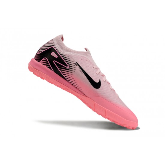 Calidad superior  Nike Mercurial Vapor 16 Elite TF Hombre Negro y Rosa Zapatos De Futbol