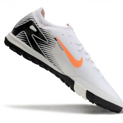 Nike Mercurial Vapor 16 Elite TF Hombre Gris Blanco Zapatos De Futbol
