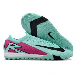 Nike Mercurial Vapor 16 Elite TF Hombre Teal y Negro Zapatos De Futbol