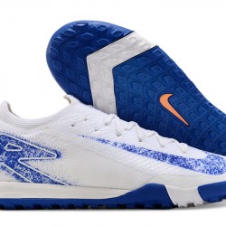 Nike Mercurial Vapor 16 Elite TF Hombre Blanco Azul Zapatos De Futbol