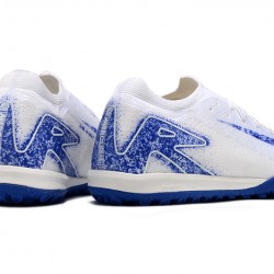 Nike Mercurial Vapor 16 Elite TF Hombre Blanco Azul Zapatos De Futbol