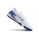 Calidad superior  Nike Mercurial Vapor 16 Elite TF Hombre Blanco Azul Zapatos De Futbol