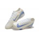 Explorar  Nike Mercurial Vapor 16 Elite TF Hombre Blanco y Azul Zapatos De Futbol