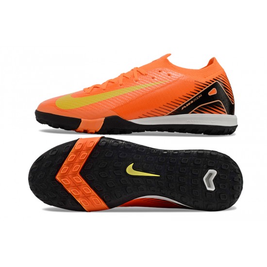 Descubrir  Nike Mercurial Vapor 16 Elite TF Naranja Negro Zapatos De Futbol