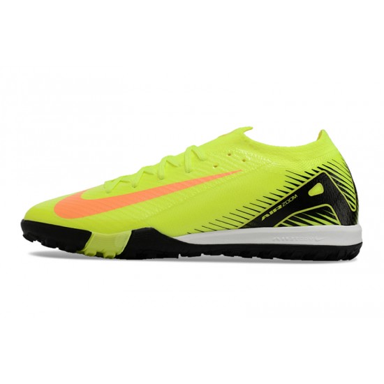 Tienda  Nike Mercurial Vapor 16 Elite TF Naranja y Chartreuse Hombre Zapatos De Futbol