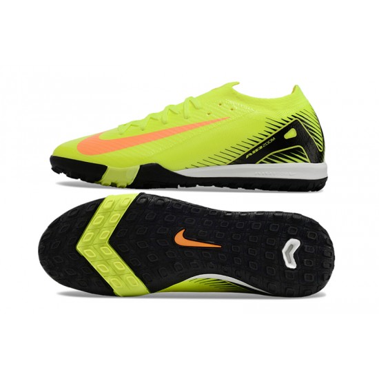 Tienda  Nike Mercurial Vapor 16 Elite TF Naranja y Chartreuse Hombre Zapatos De Futbol